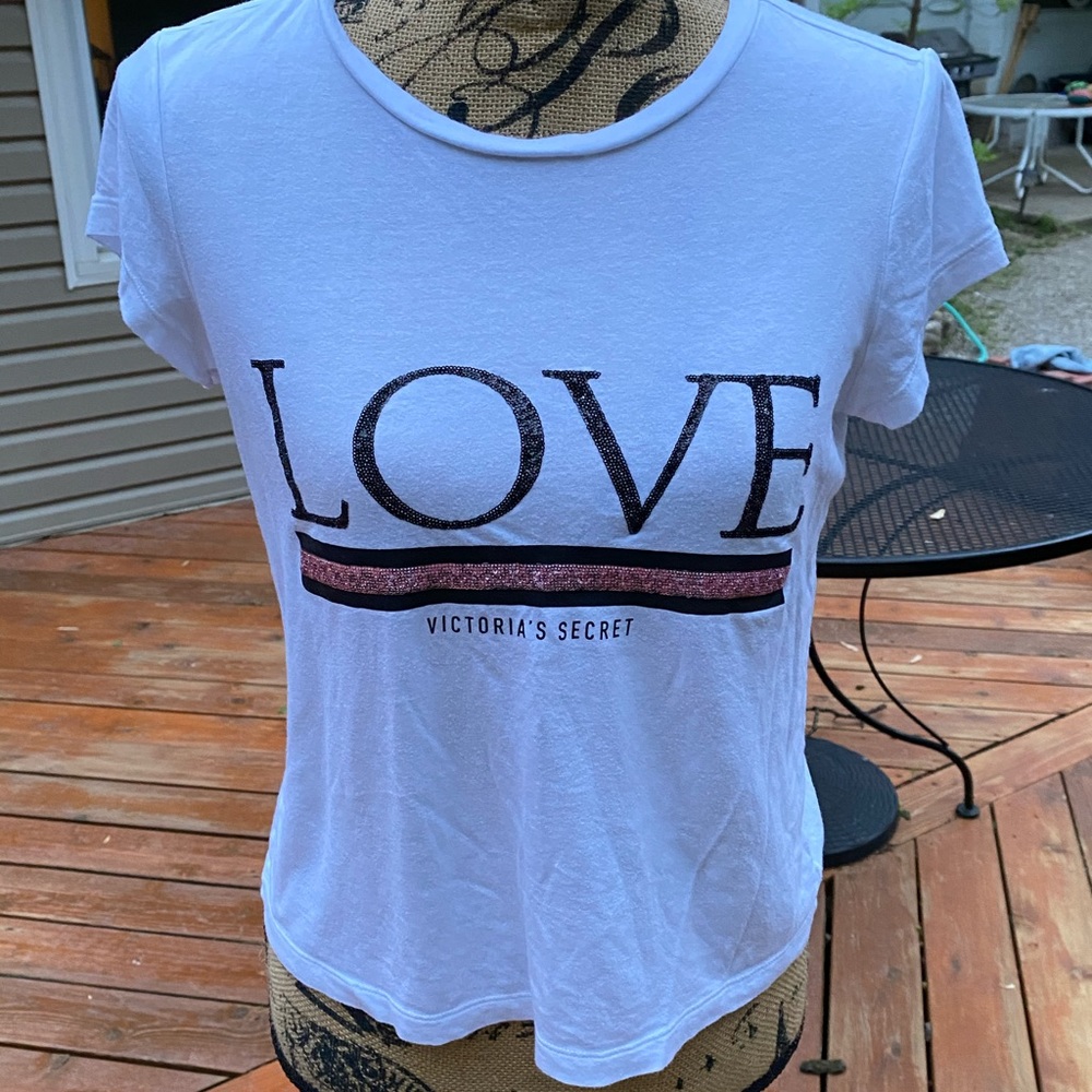 Victorias Secret Sequin Bling Sleep Shirt
